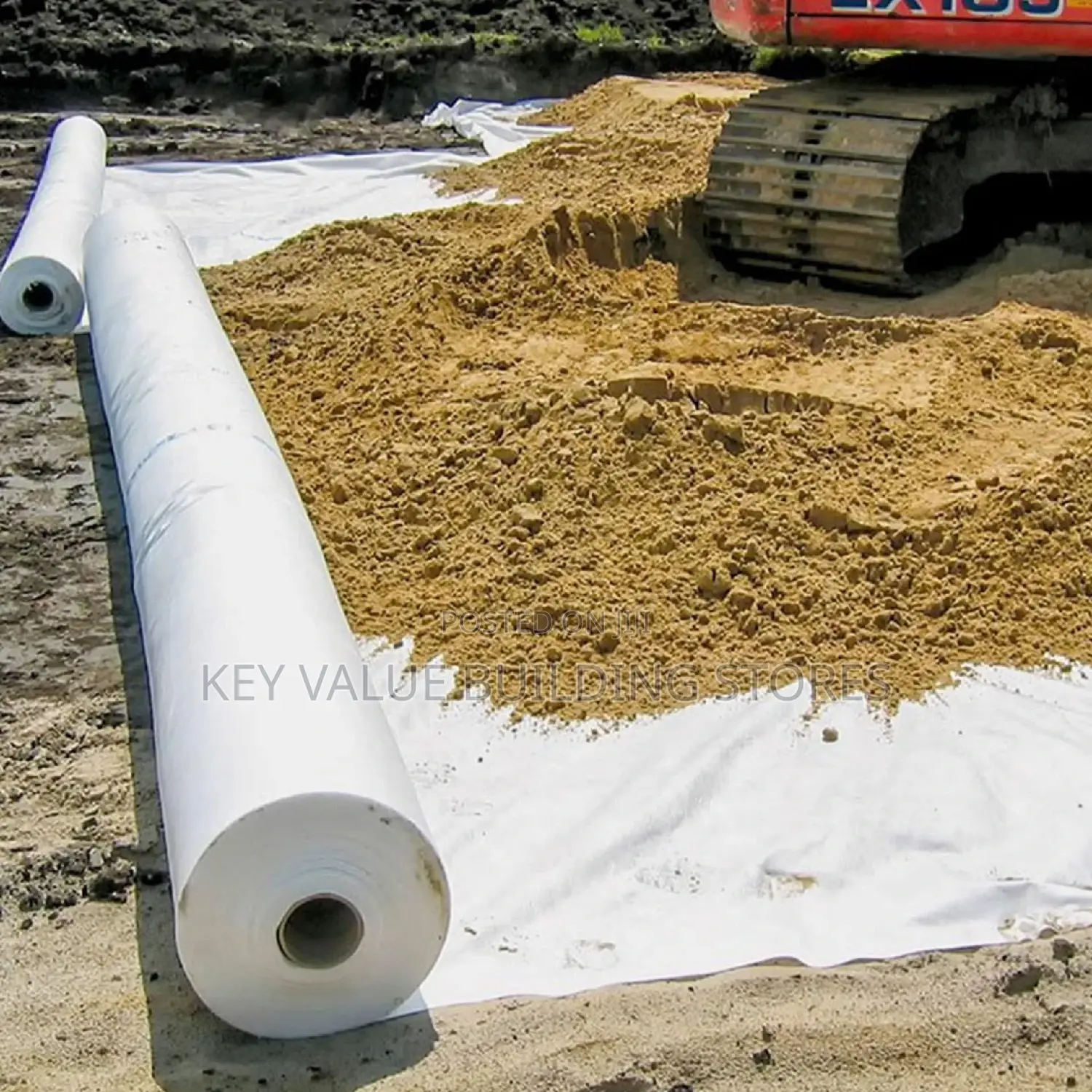 Geotextile Membrane 70z Non Woven Fabric 2m by 50m 200GSM