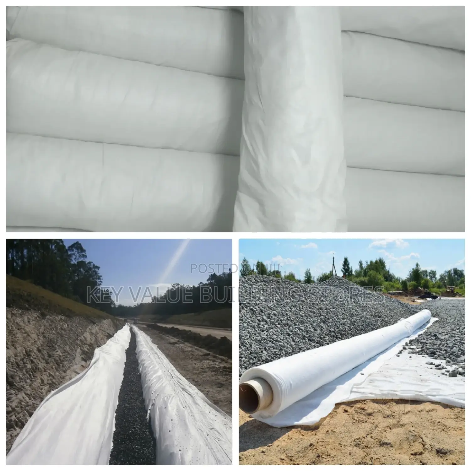 Drainage Geo-Fabric Textile Membrane 2m×50m 150GSM
