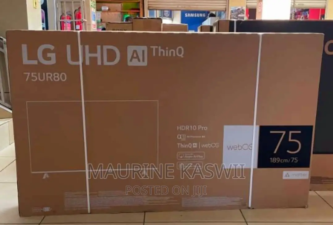 LG 75 Inch 75UR80006 Smart Tv, Ultra HD,Webos 23