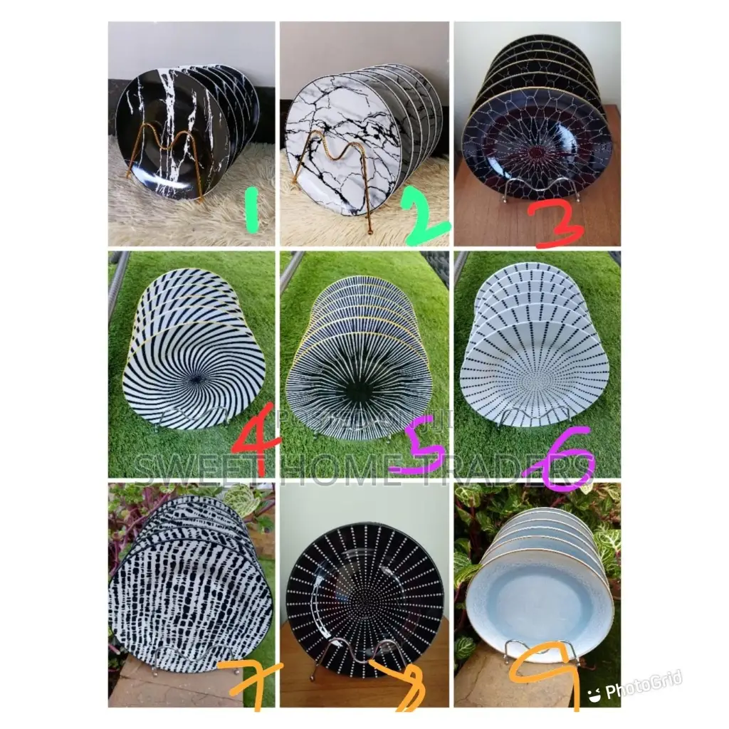 6 PCS Ceramic Plates