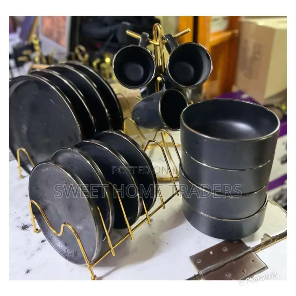 Classy Black 16 PCS Kitchen