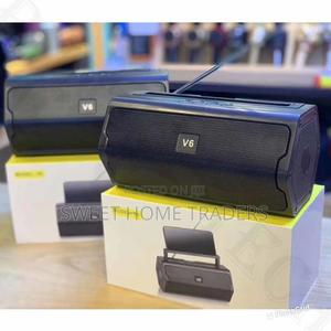 V6 Portable Bluetooth Speaker With FM Solar Panel - thumbnail 2