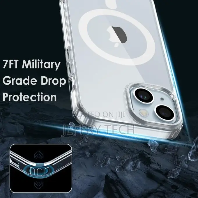iPhone 15 Case, Compatible With Magsafe, Military-Grade Prot