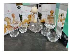 Decanter and 6 Glasses