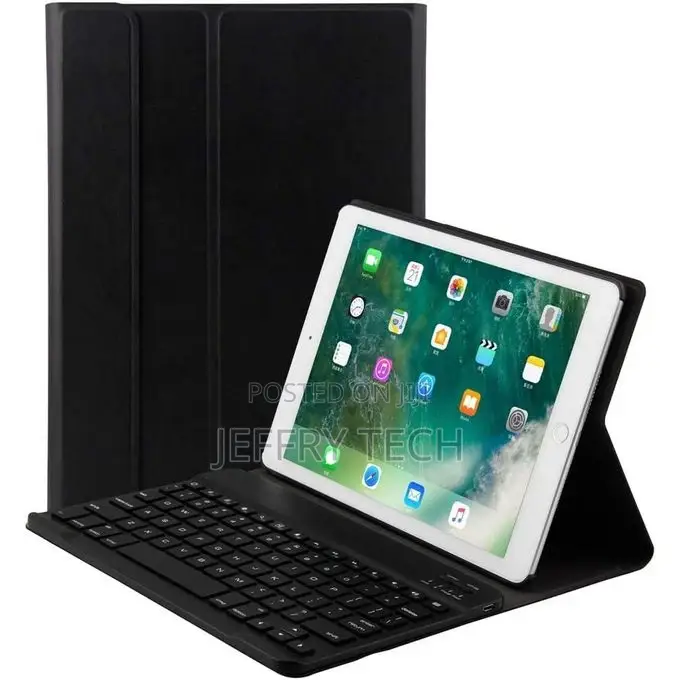 Detachable Leather Bluetooth Keyboard Case for iPad Air 2 9.