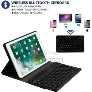 Detachable Leather Bluetooth Keyboard Case for iPad Air 2 9.