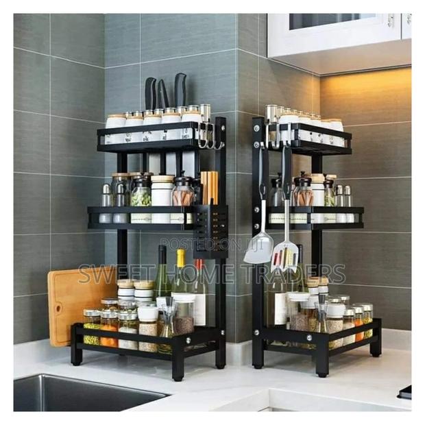 Spice Rack 3 Layer Advanced Mettalic