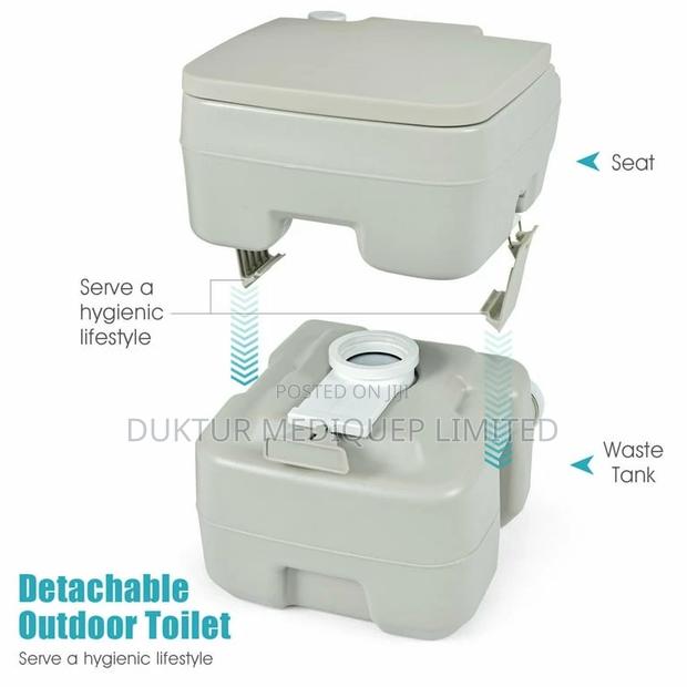 20L Camping Toilet Commode - thumbnail 2