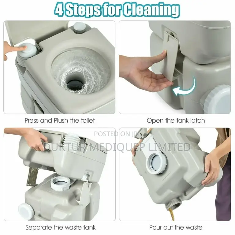 20L Camping Toilet Commode