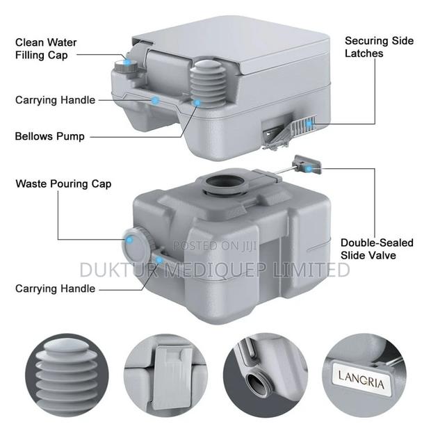20L Camping Toilet Commode - thumbnail 10