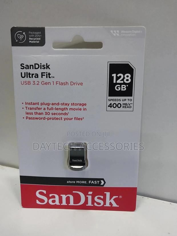 Sandisk Ultra Fit 128gb Usb 3.0 / 3.1 Flash Drive