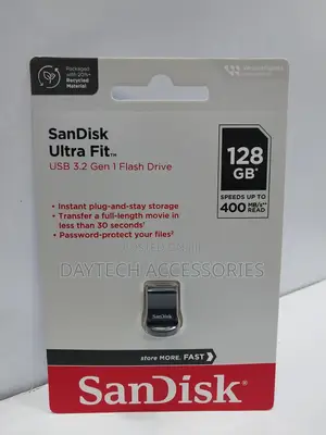 Sandisk Ultra Fit 128gb Usb 3.0 / 3.1 Flash Drive