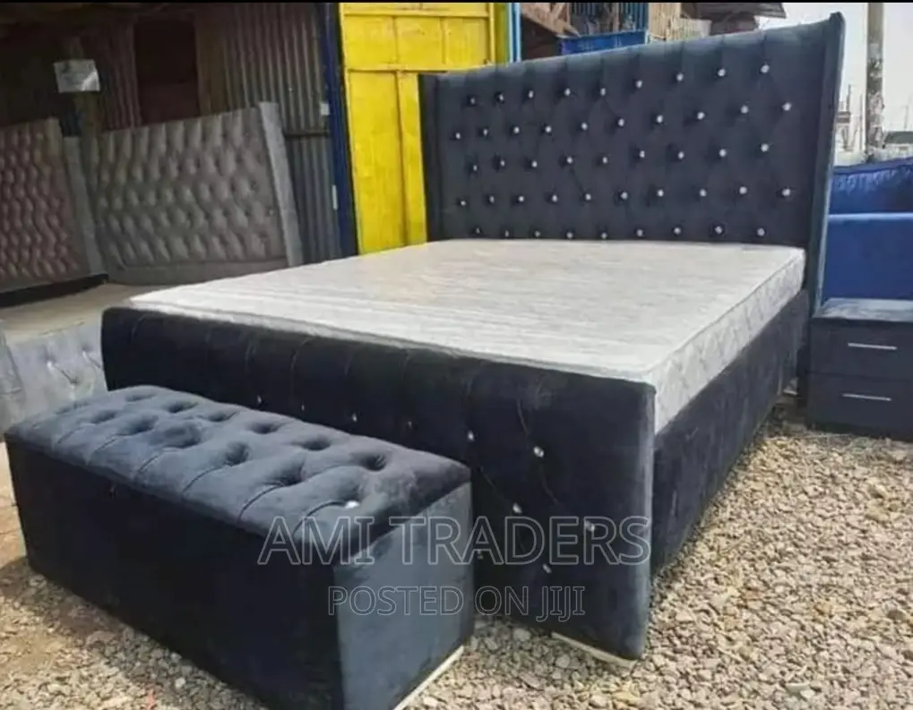 Chester Luxury Blue Bed