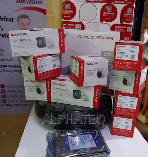 Hikvision 4 Full HD 1080P CCTV Cameras System Kit-Remotely V - main view