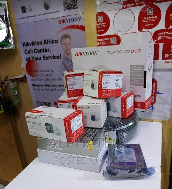 Hikvision 4 CCTV CAMERA FULL PACKAGE 2 MP (With Night Visi - main view