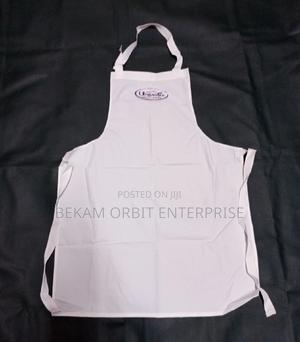 Kid's PVC White Kitchen Apron - main view