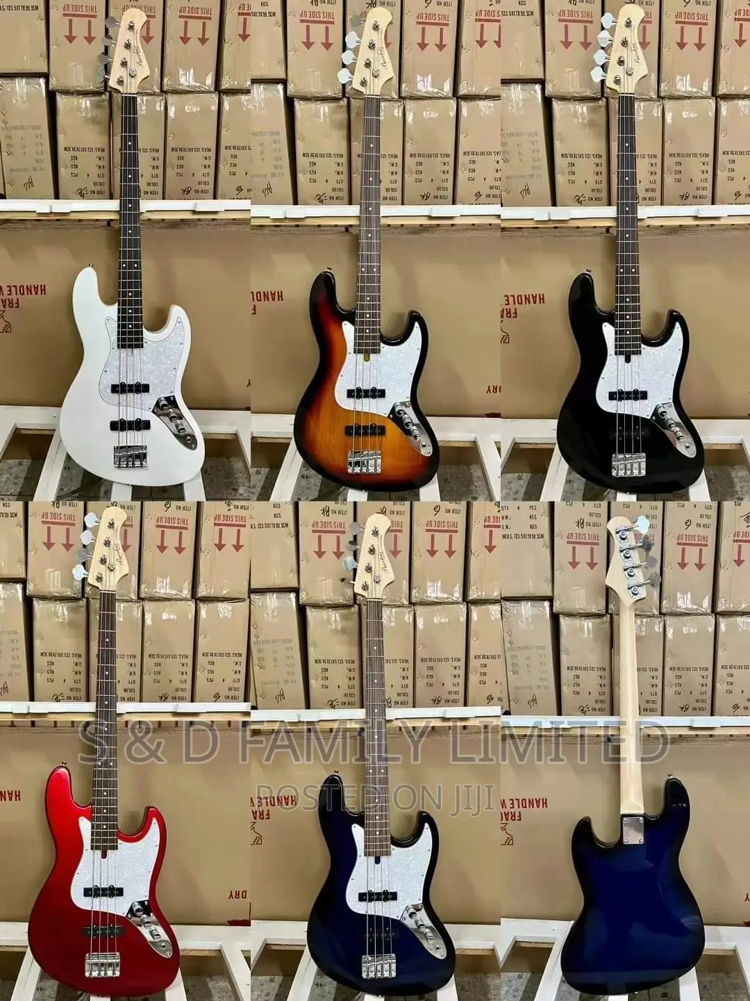 Electric 4 String Fender Bass Guitar