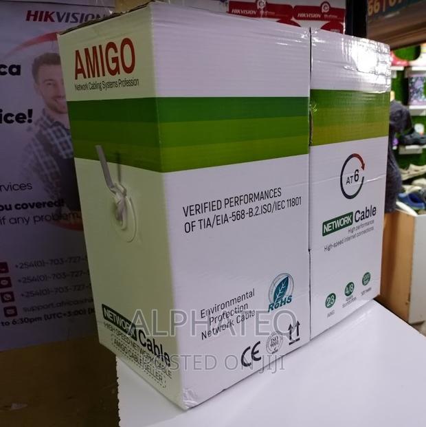 Amigo Networking Cat6 Cable- UTP Indoor LAN Cable 305M - main view