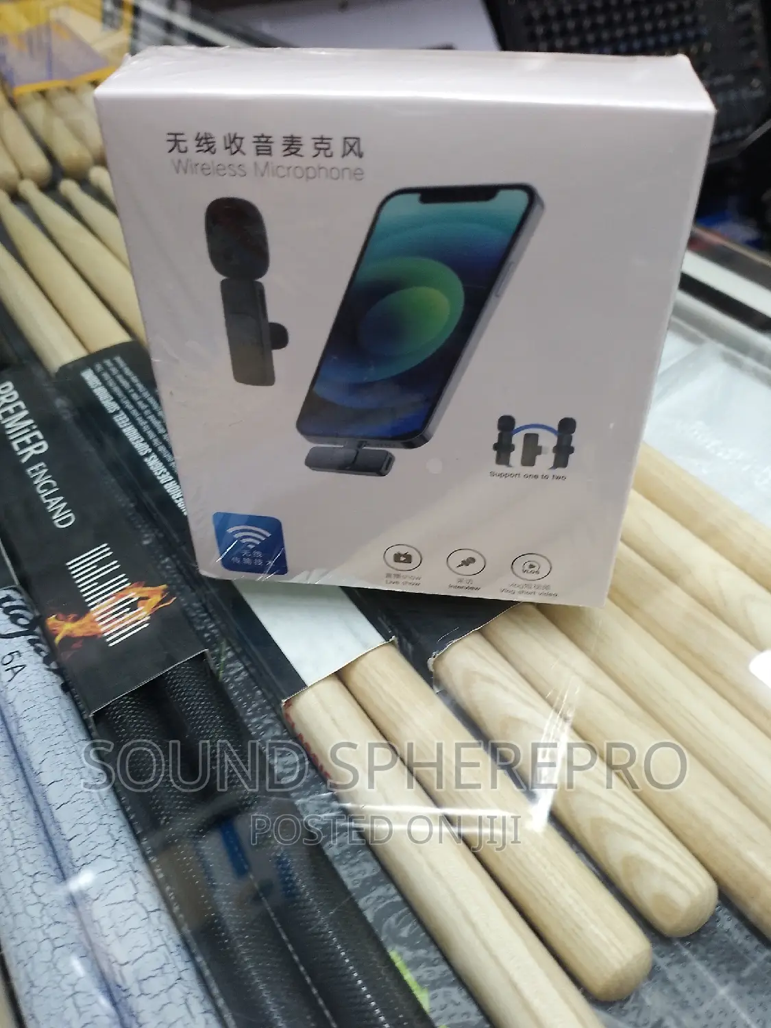2in1 iPhone Wireless Microphone