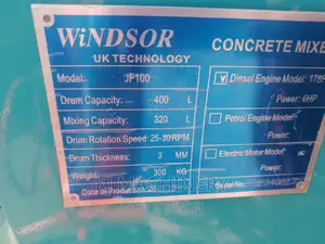 7.0hp Diesel Engine Concrete Mixer 400litres