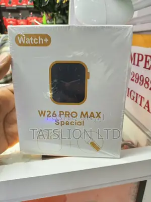 W26 Pro Max Smart Watch With Earbuds
