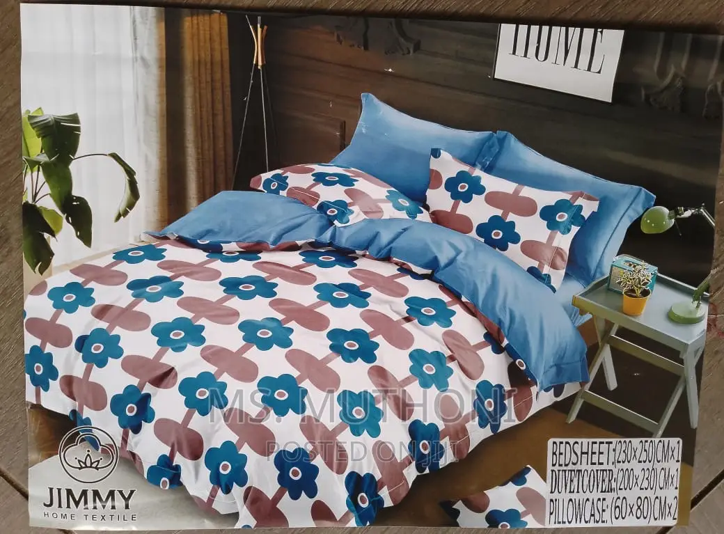 4 in 1 Microfibre Double Sided Duvet Cover Sets*