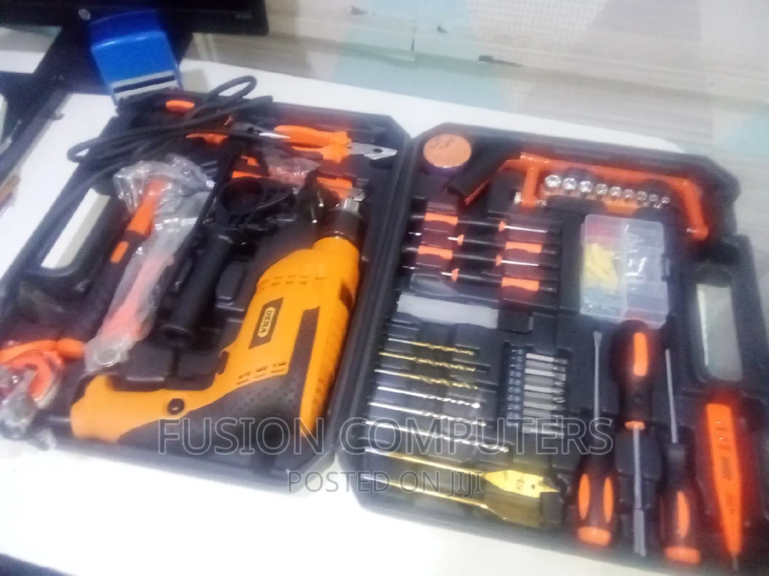 Dera Complete Toolkit With 750watts Drill With Hacksaw