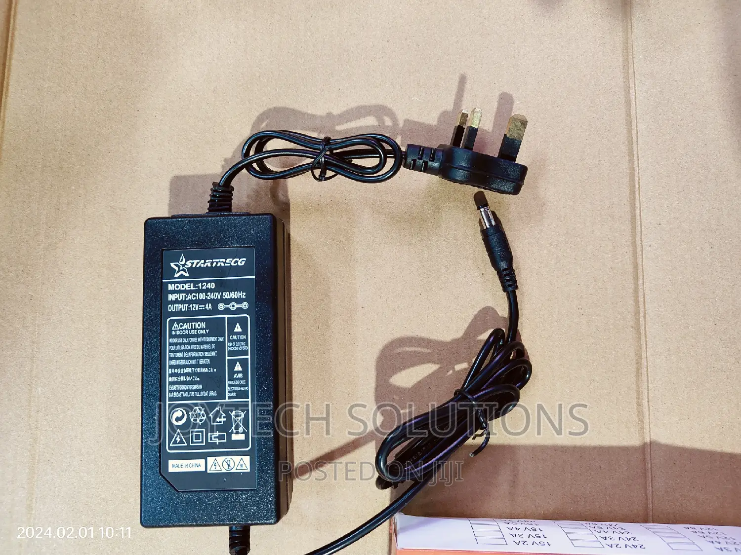 TV Power Cable. Original 4 Amps