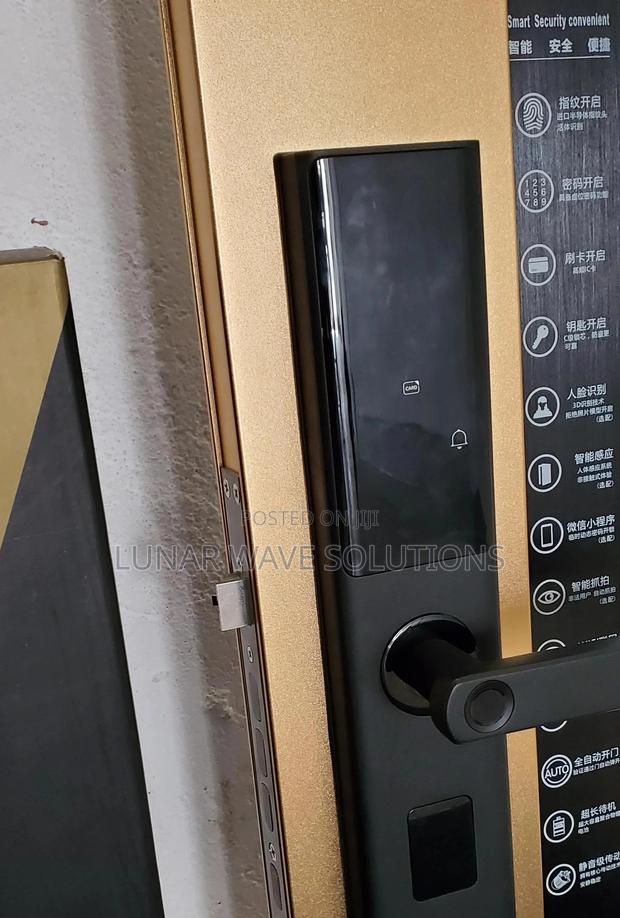 Keyless Entry Door Smart Lock With Handle, Touchscreen - main view