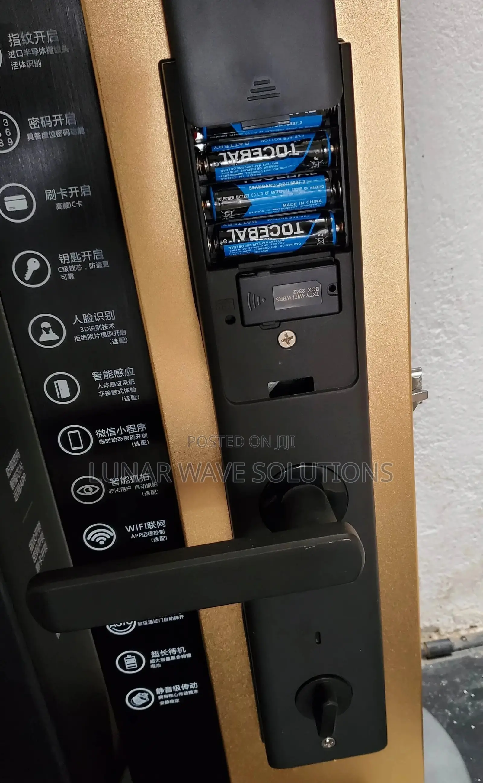 Keyless Entry Smart Lock With Fingerprint and Phone App