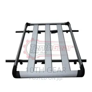 Universal Aluminium Chrome Roof Rack 110*90CM