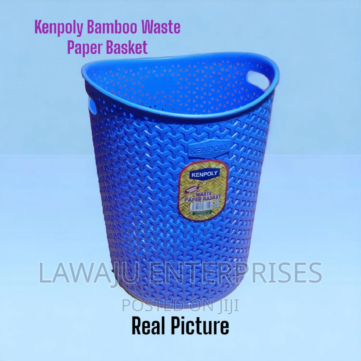Kenpoly Bamboo Paper Basket