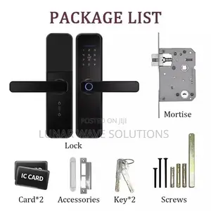 Fingerprint Door Lock With 2 Level Handles, Smart Door Lock,