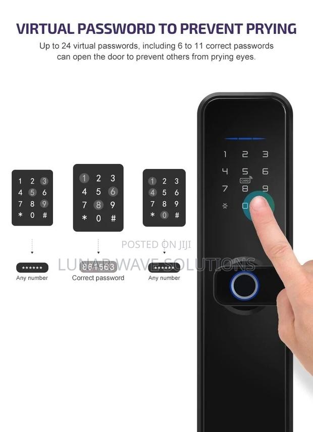 Smart Door Lock, Keyless Entry Door Lock, Door Locks Keypad - thumbnail 2
