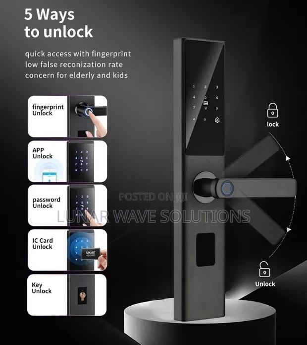 Keyless Entry Smart Lock, Low Profile - thumbnail 3