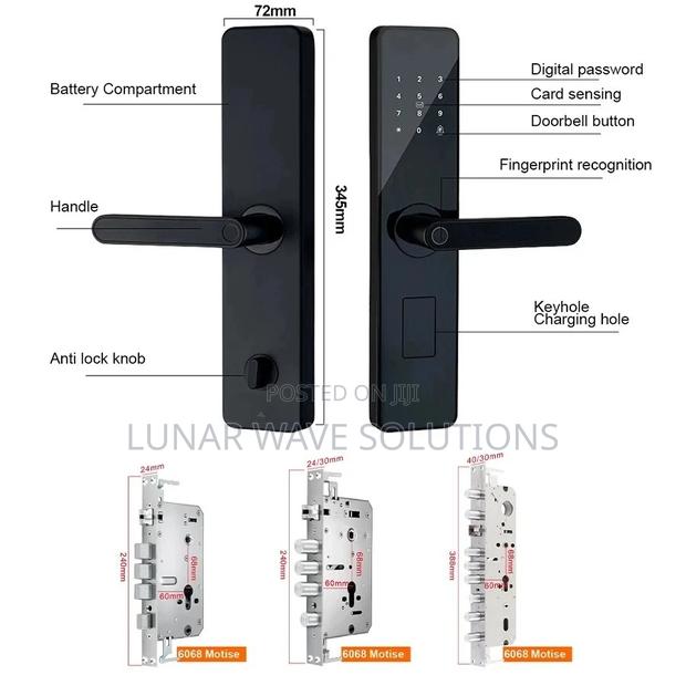 Keyless Entry Smart Lock, Low Profile - thumbnail 2