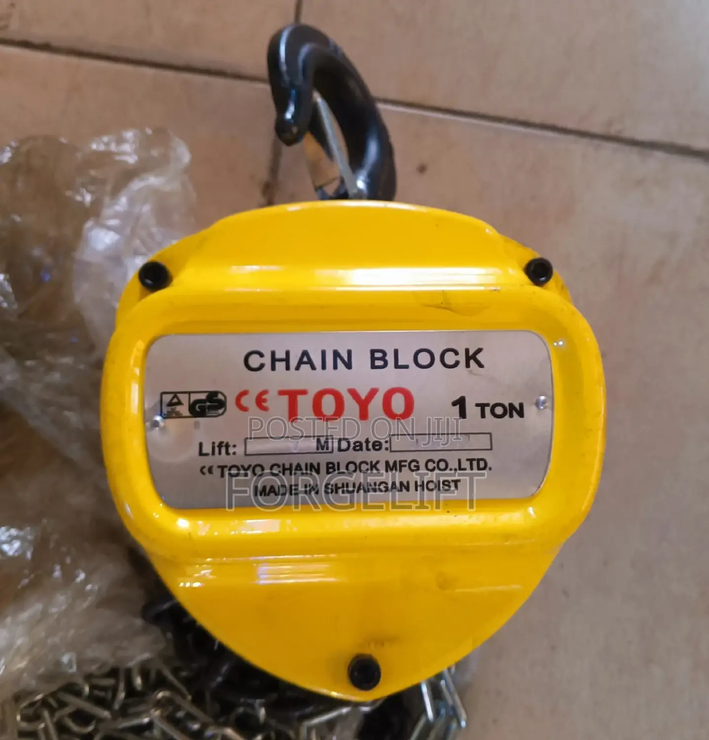 1 Ton Chain Lifting Block Non Slip