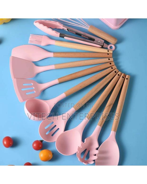 Silicone Spoon Kitchen Set 12pcs - main view