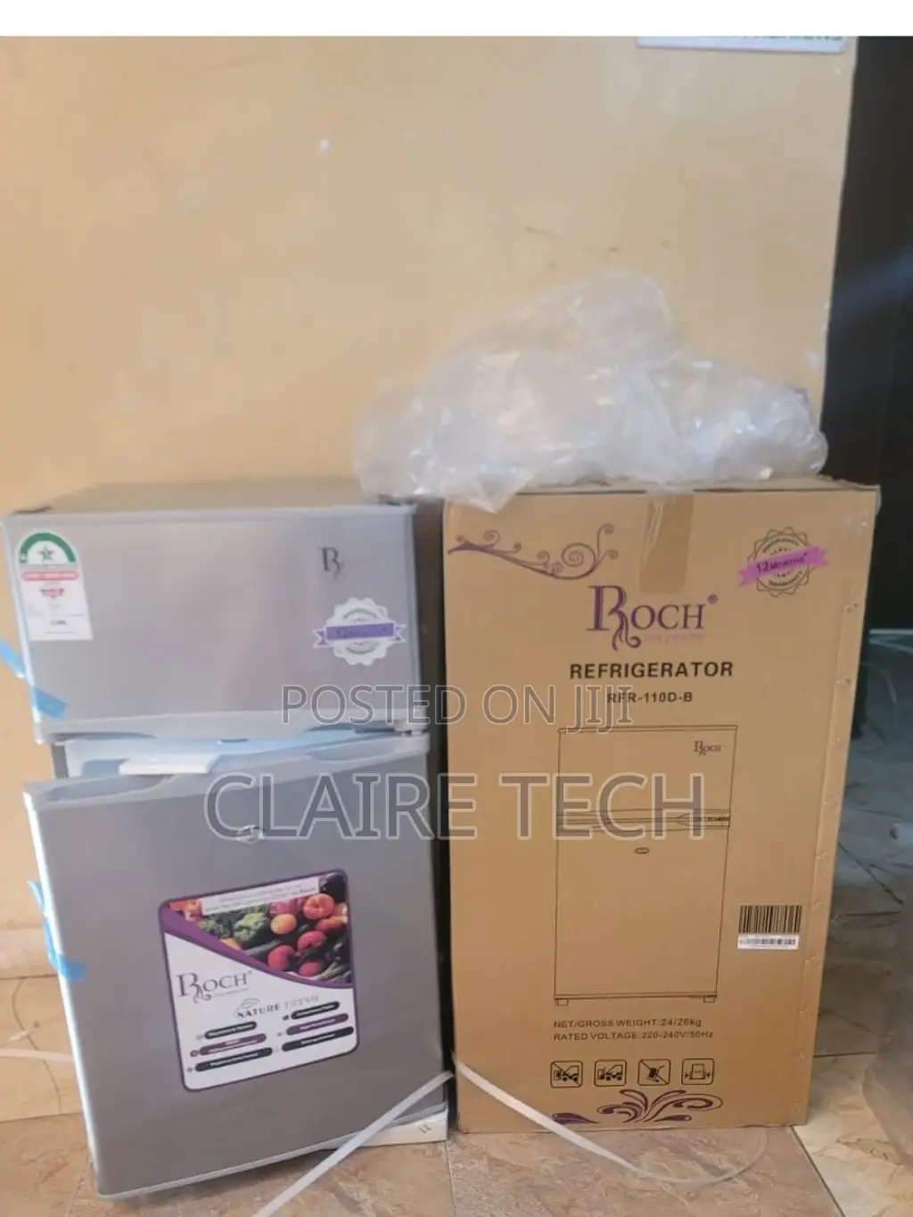 RFH-110 -B Double Door Fridge Roch