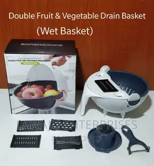 Double Fruit and Vegetable Drain Basket