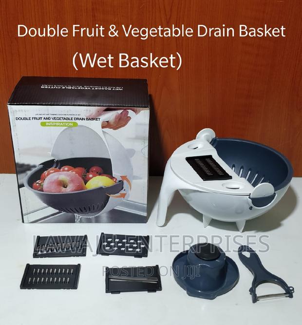 Double Fruit and Vegetable Drain Basket