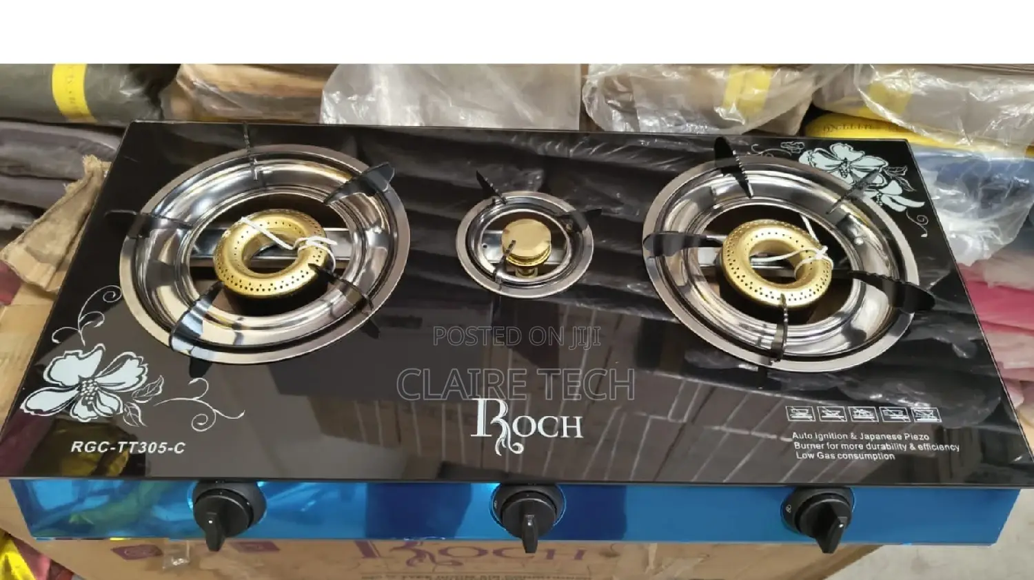 Table Top 3 Burner Roch Cooker