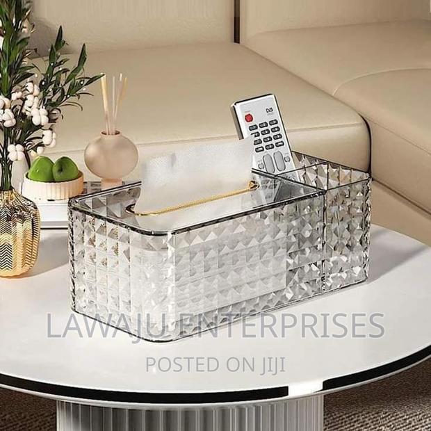 Acrylic Crystal Clear Serviette Holder - main view