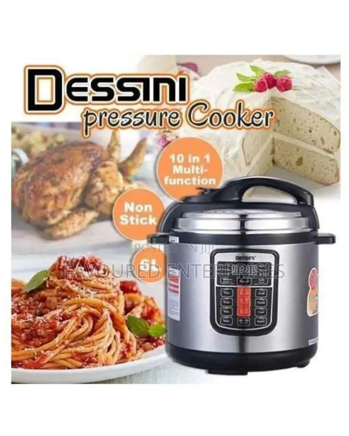 Dessini 6 -Litres Electric Pressure Cooker