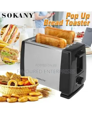 Sokany Automatic 2 Bread Toaster Breakfast MACHINE