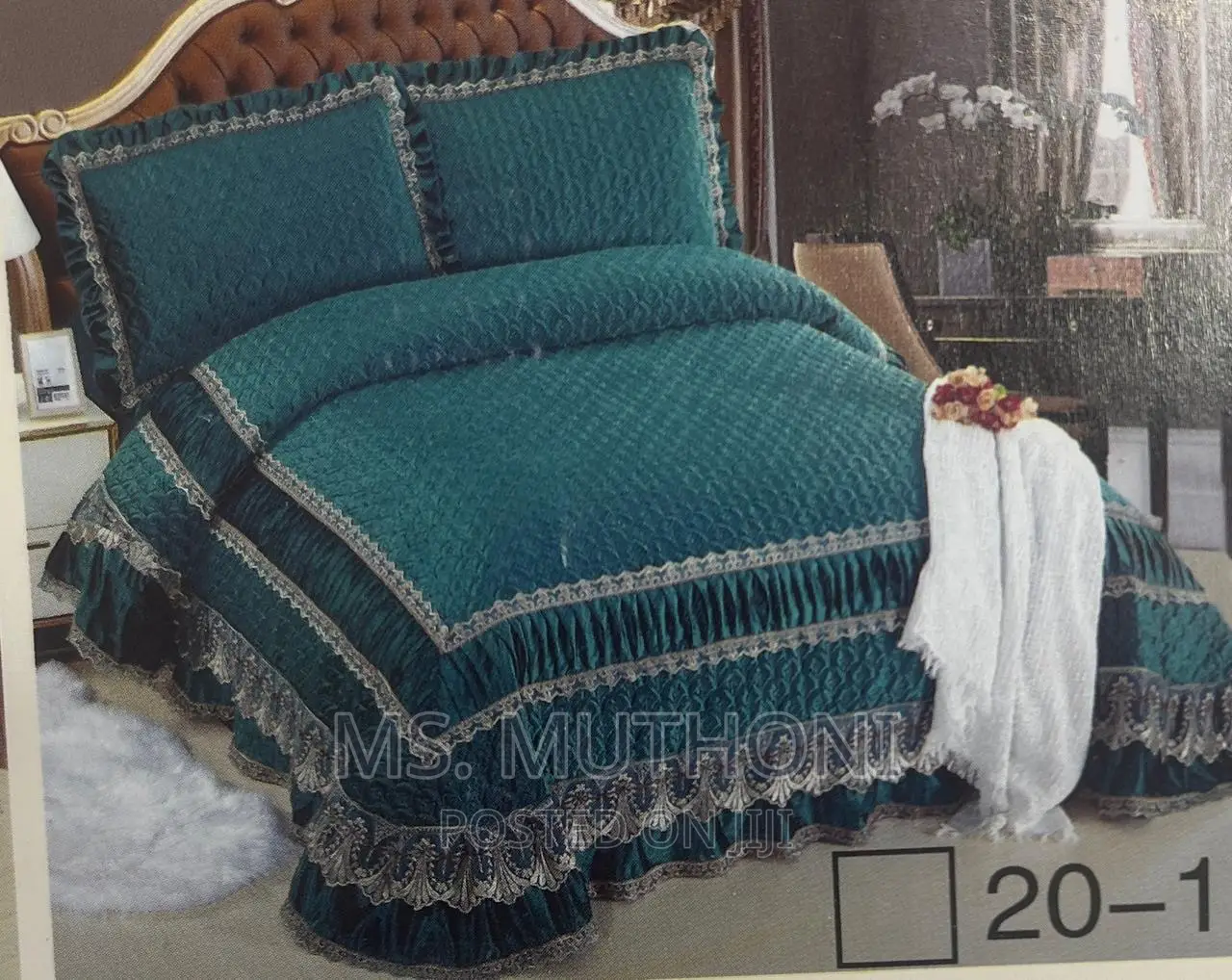 Quality and Classic Bedcover 7*7 1 Bedcover 2 Pillow Cases
