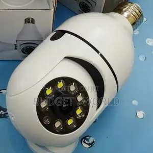 PTZ Bulb Camera Human Detection Security Cam