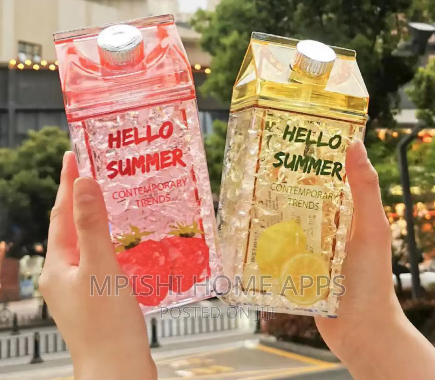 Hello Summer Aclyric Smoothie/Party Cups With Straw