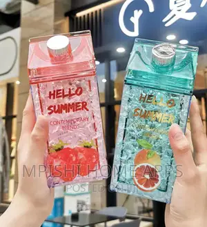 Hello Summer Aclyric Smoothie/Party Cups With Straw