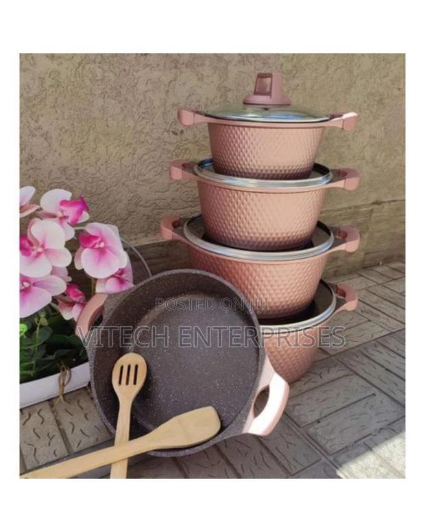 UNIQUE 12 PCS SUPER QUALITY Granite Cookware Set - main view